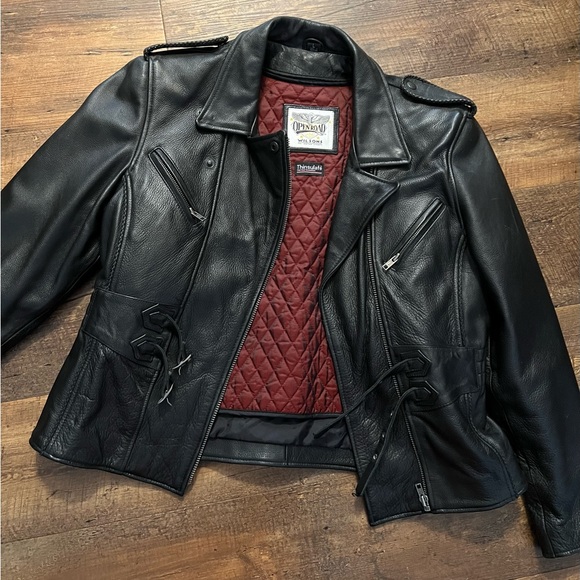 Open Road Wilson’s Leather Motorcycle Jacket - Picture 3 of 8